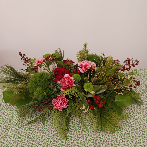 Long and Low Traditional Centerpiece