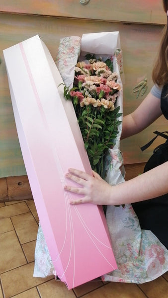 Victorian Carnation and Forget Me Not Gift Box