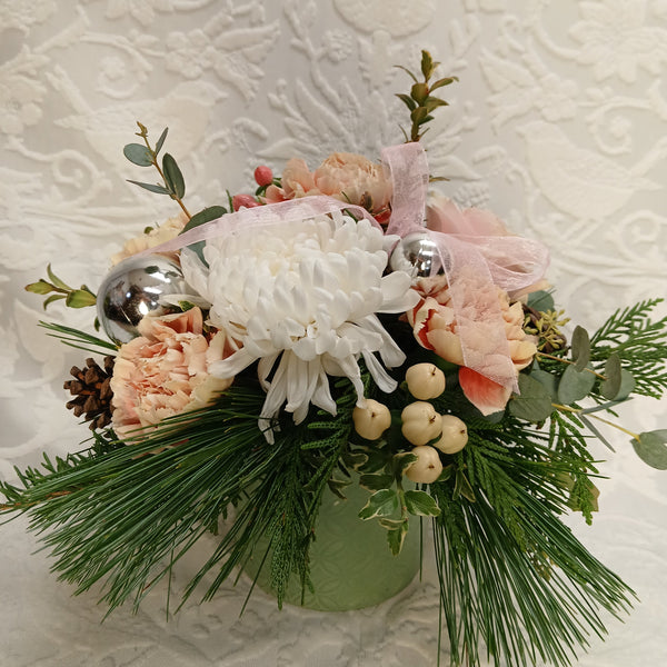 Pinkmas, Pink Christmas Florals