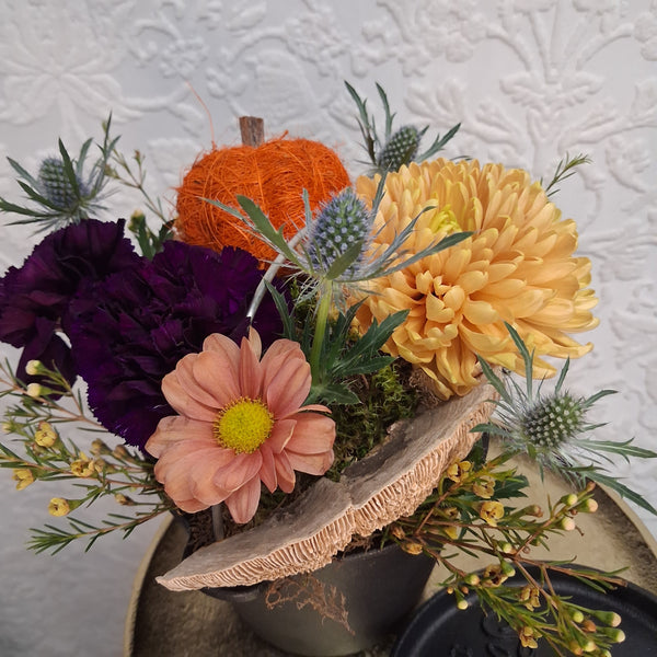 Cast Iron Cauldron Arrangement
