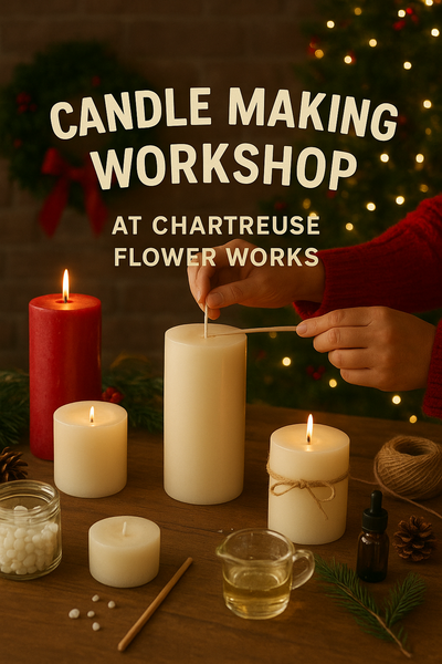 Candle Making Workshop November 12th 630pm
