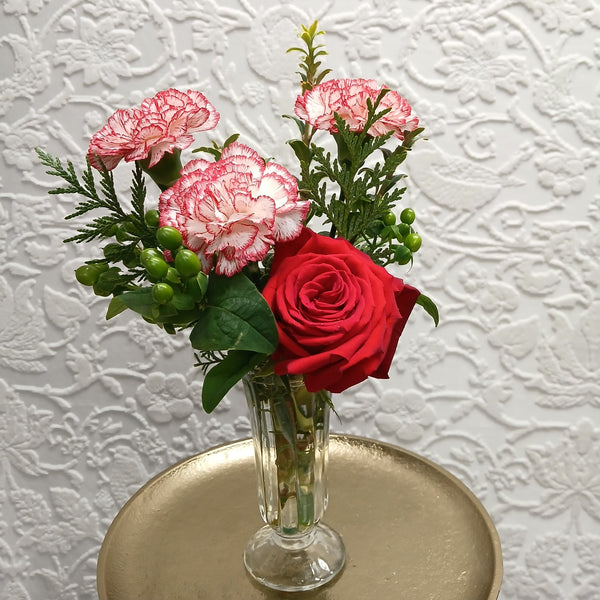 Christmas Bud Vase