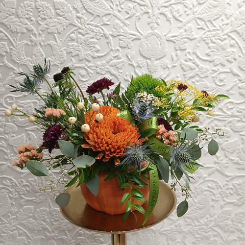 Ceramic Punkin' Centerpiece Available late September