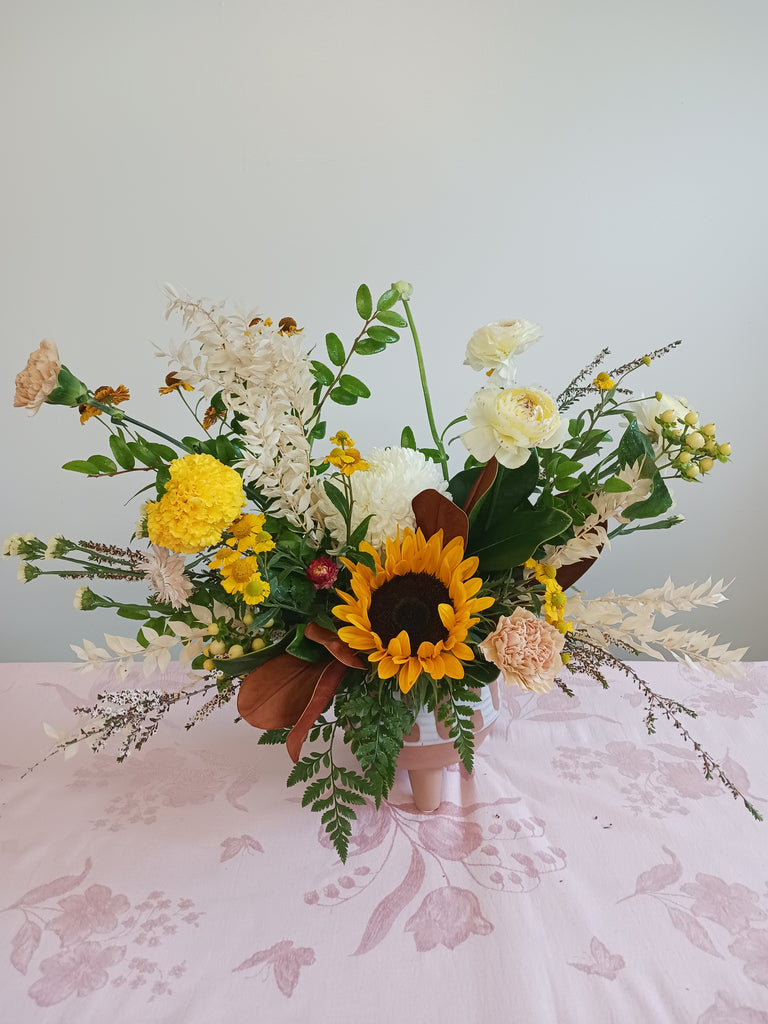 Warm Colour Palette Florist's Best Arrangement
