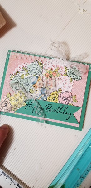Florist's Best Handmade Greeting Card