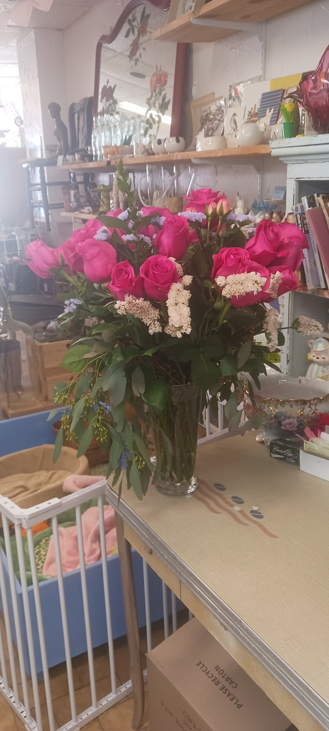 Roses in a Vase
