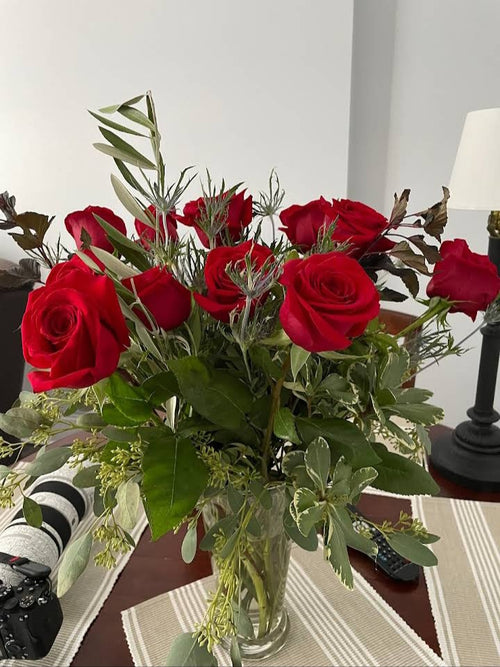 Roses in a Vase