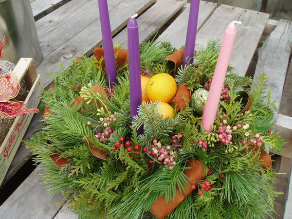 Fresh Advent Wreath