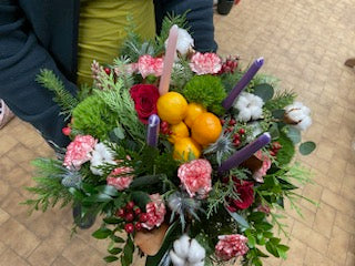 Table Top Advent/ Holiday Wreath