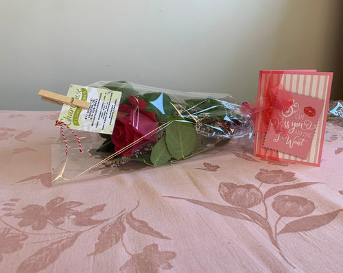 Single Flower and Card