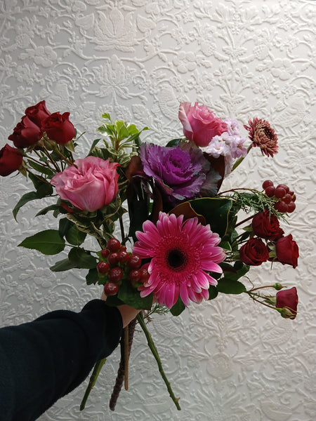 Deep and Moody Handtied Bouquet.