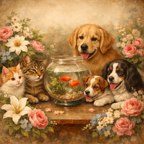 Pet Sympathy Hand Tied Bouquet