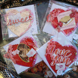 Florist's Best Handmade Heart Shape Valentine's Card