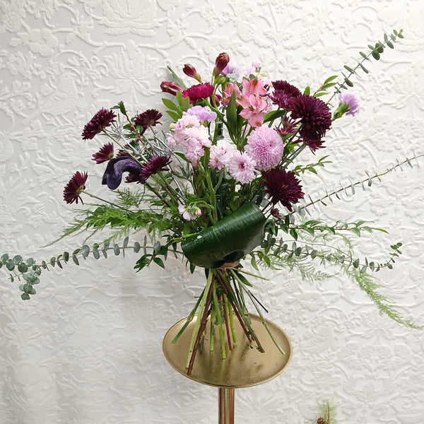 Deep and Moody Handtied Bouquet.