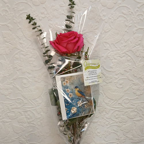 Single Flower and Card