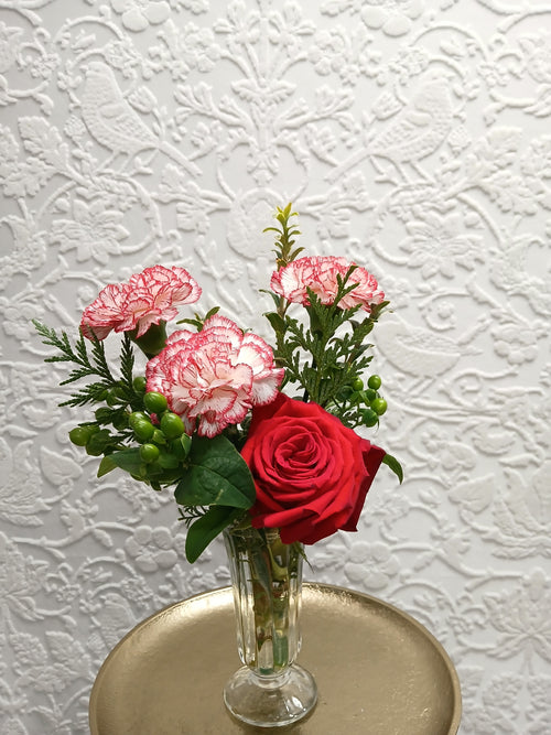 Christmas Bud Vase