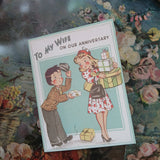 Vintage Anniversary Card