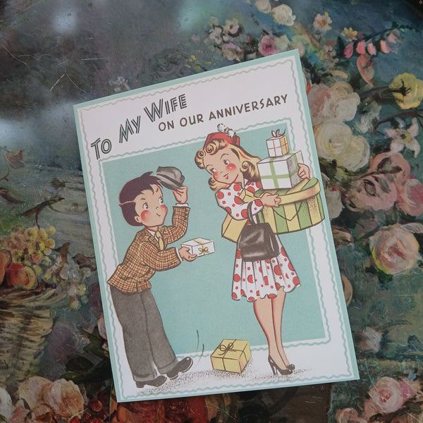 Vintage Anniversary Card