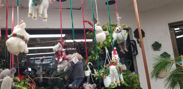 Florist's Best Felt Christmas Creature Ornaments