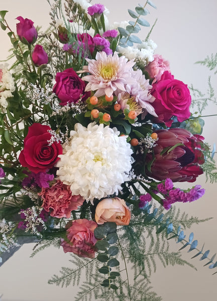 Large Feminine Mothers Day Hand Tied Bouquet
